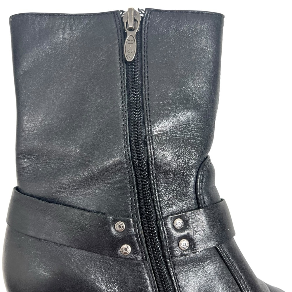 Harley-Davidson Black Heeled Boots - Picture 7 of 16